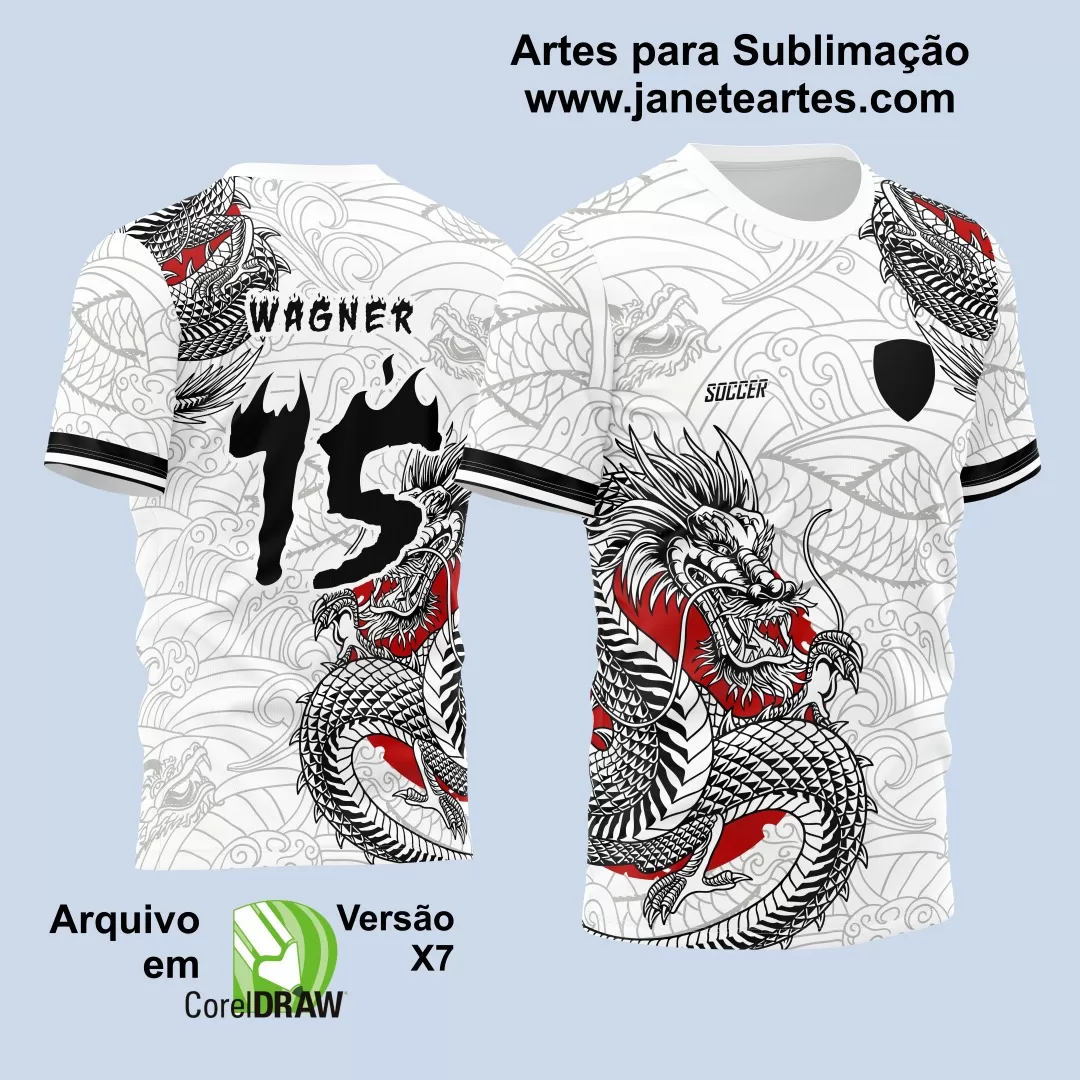 Arte Vetor - Camisa de Interclasse - Dragão 2024-2025