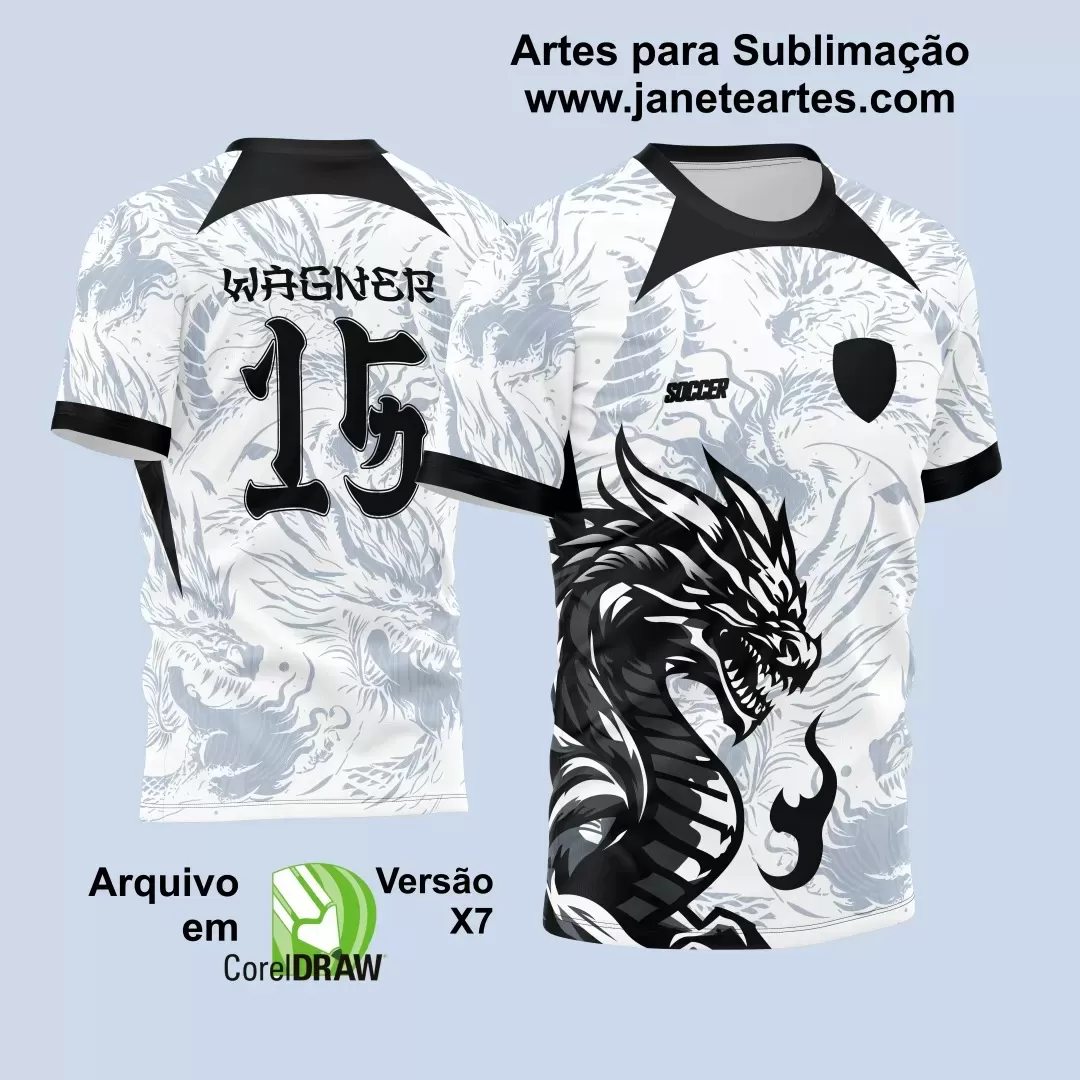 Arte Vetor - Camisa de Interclasse - Dragão 2024-2025