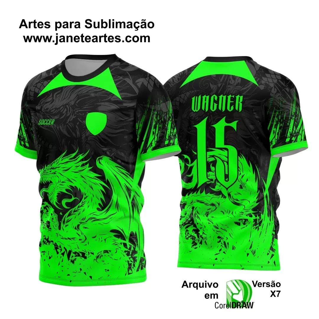 Arte Vetor - Camisa de Interclasse - Dragão 2024-2025