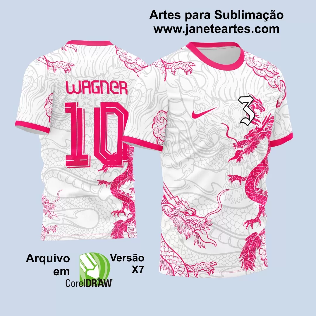 Arte Vetor - Camisa de Interclasse - Dragão 2024-2025