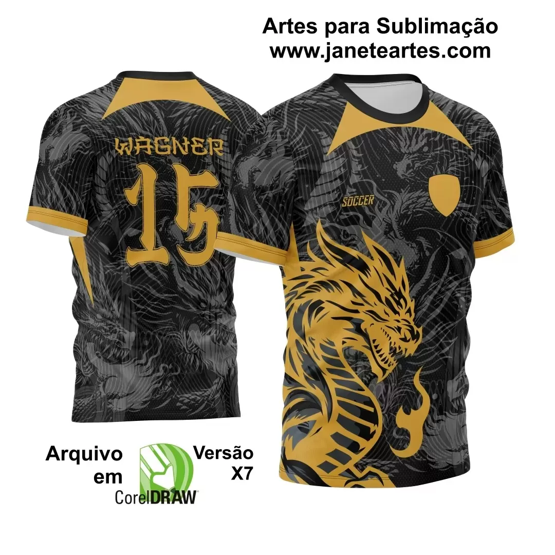 Arte Vetor - Camisa de Interclasse - Dragão 2024-2025