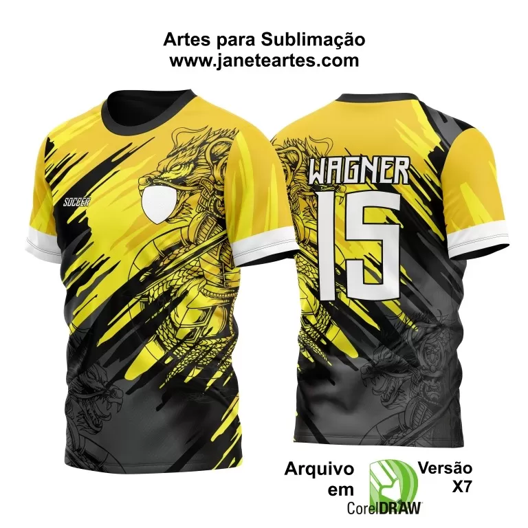 Arte Vetor - Camisa de Interclasse - Dragão 2024-2025