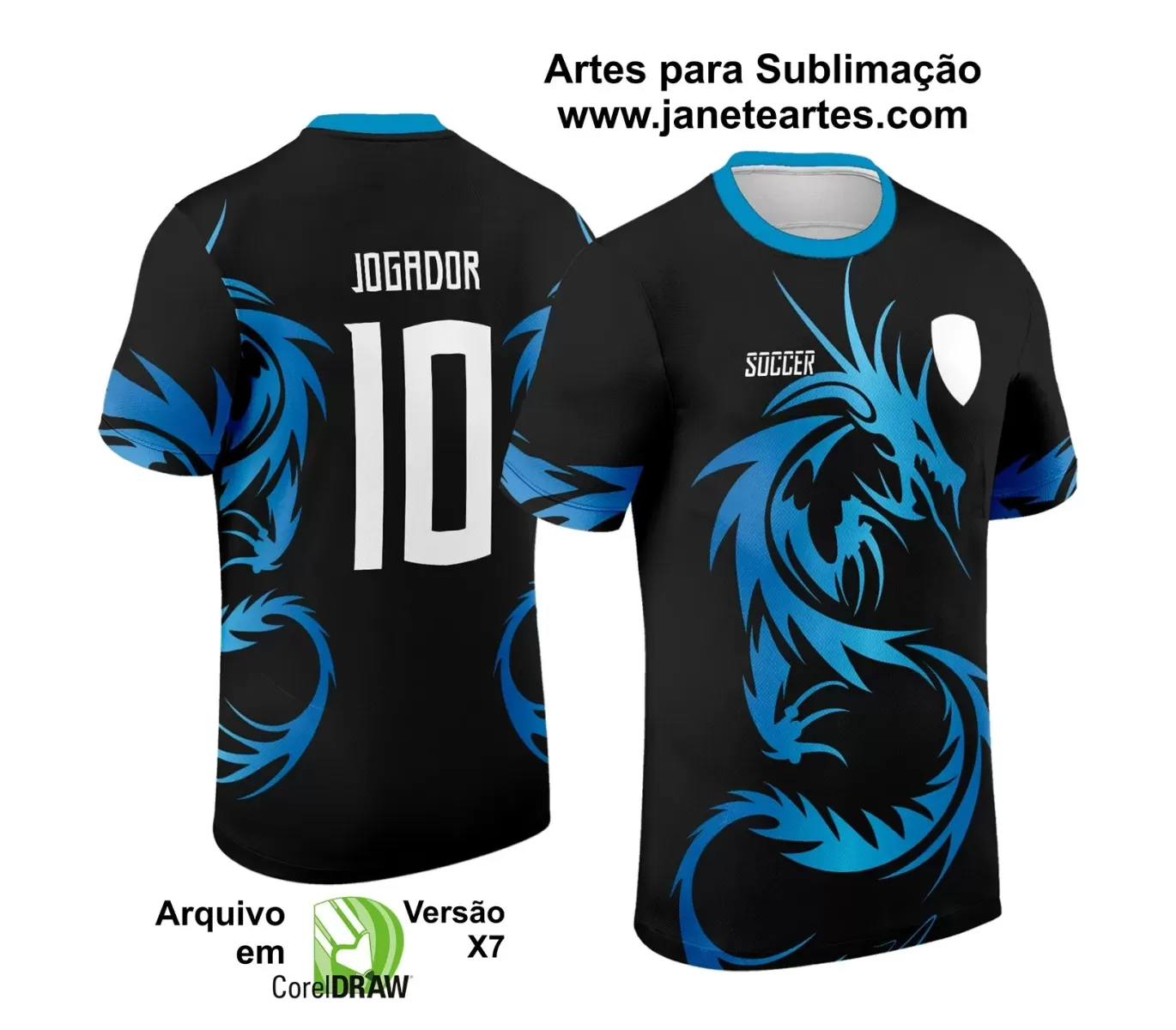 Arte Vetor - Camisa de Interclasse - Dragão 2024-2025