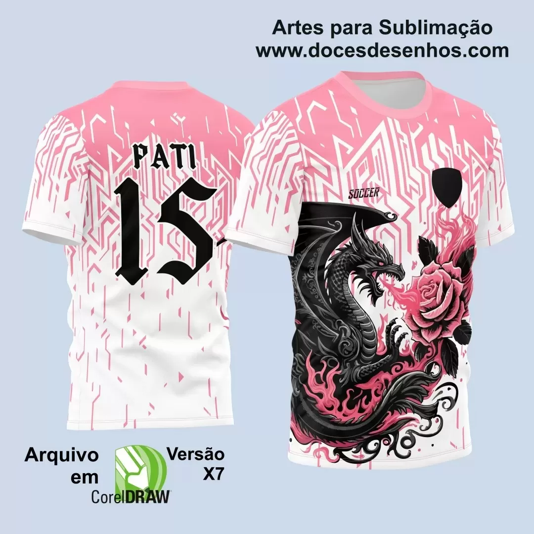 Arte Vetor - Camisa de Interclasse - Dragão -  2024 - 2025