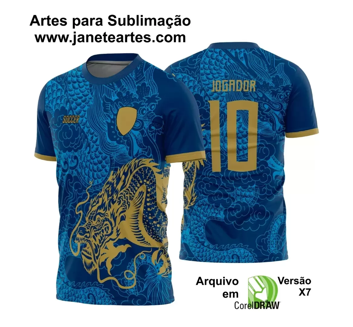 Arte Vetor - Camisa de Interclasse - Dragão 2024-2025