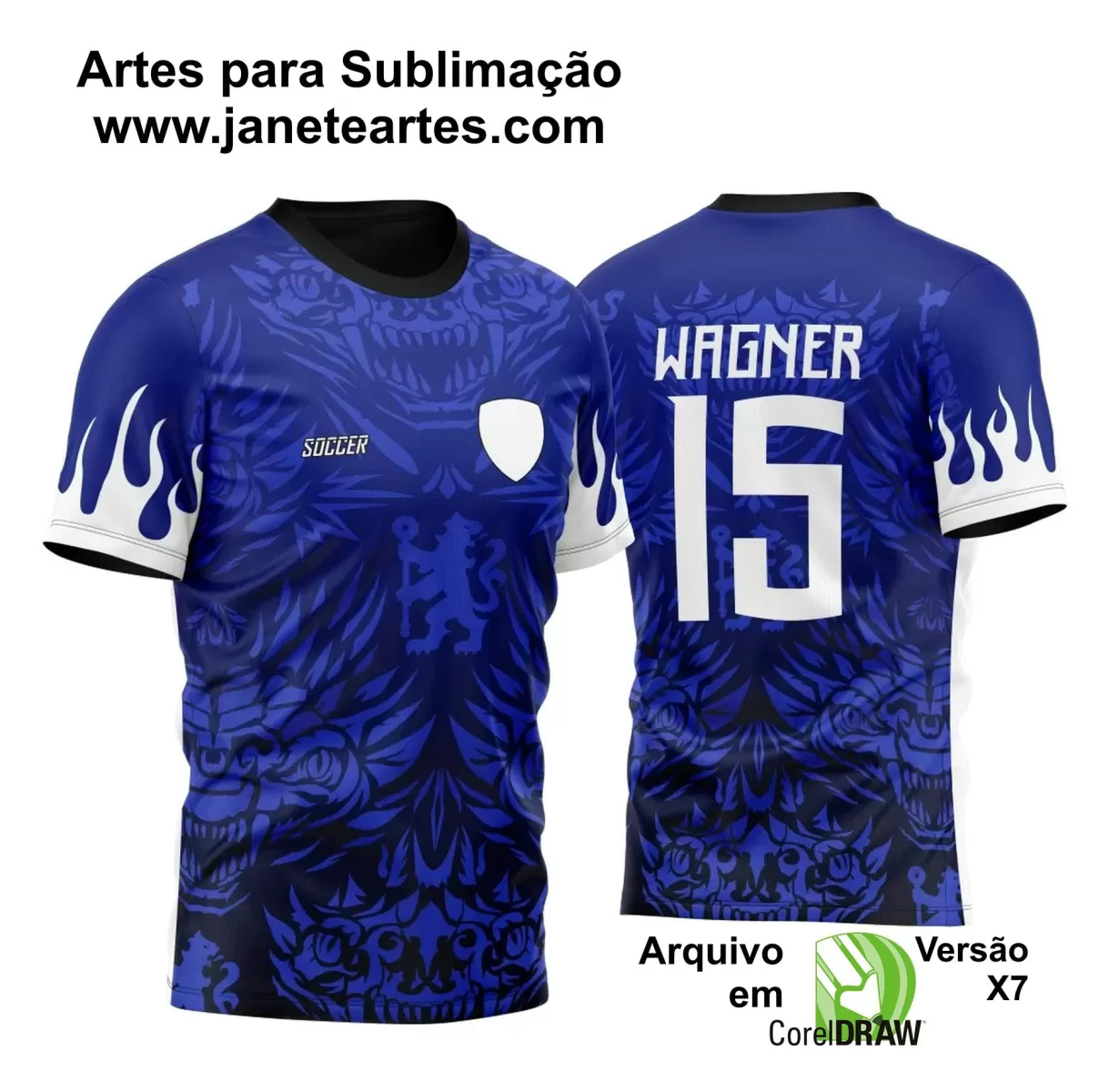 Arte Vetor - Camisa de Interclasse - Dragão 2024-2025