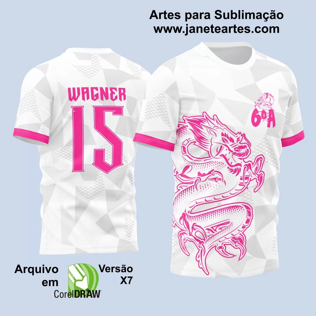 Arte Vetor - Camisa de Interclasse - Dragão 2024-2025