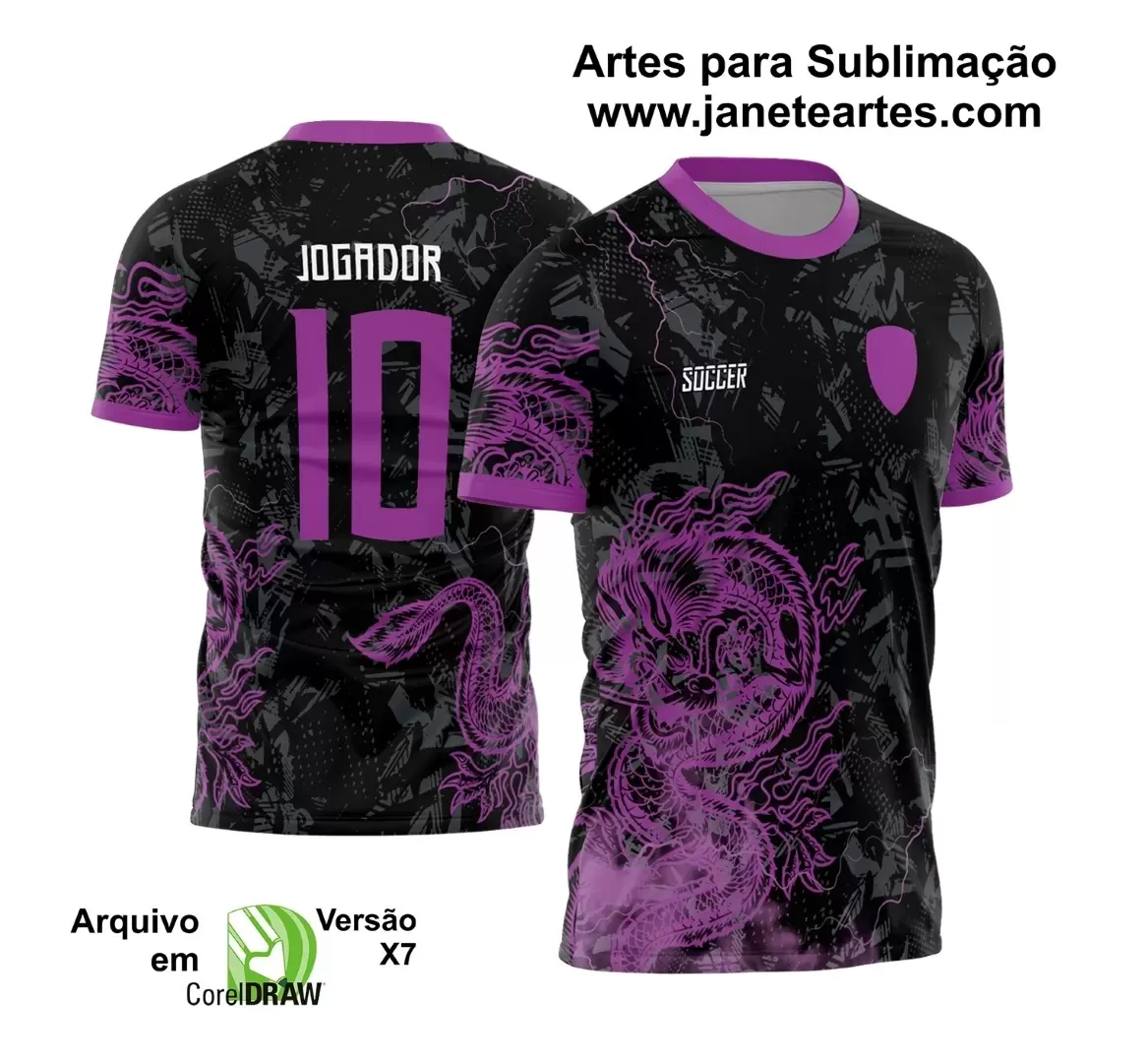 Arte Vetor - Camisa de Interclasse - Dragão 2024-2025