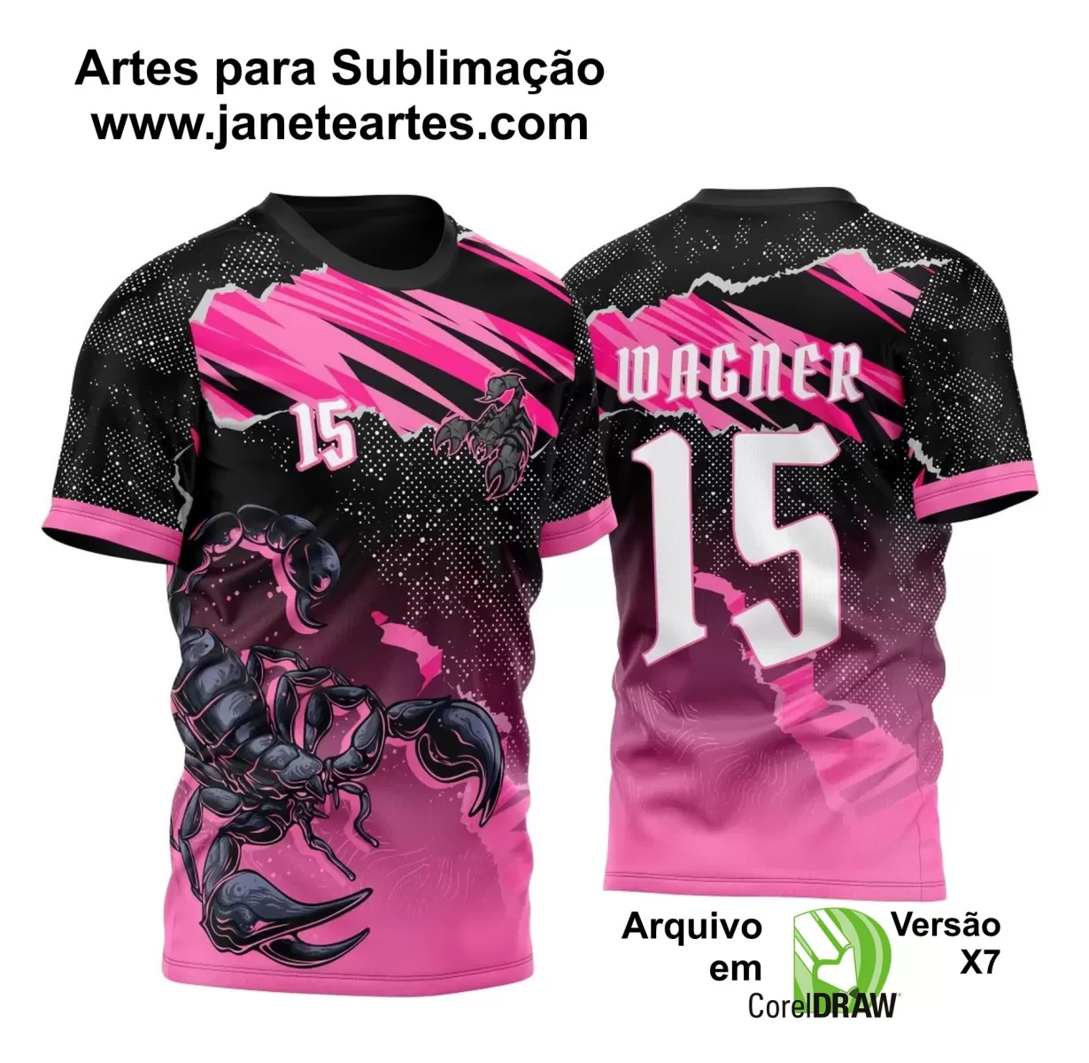 Arte Vetor - Camisa de Interclasse - Escorpião - 2024 - 2025