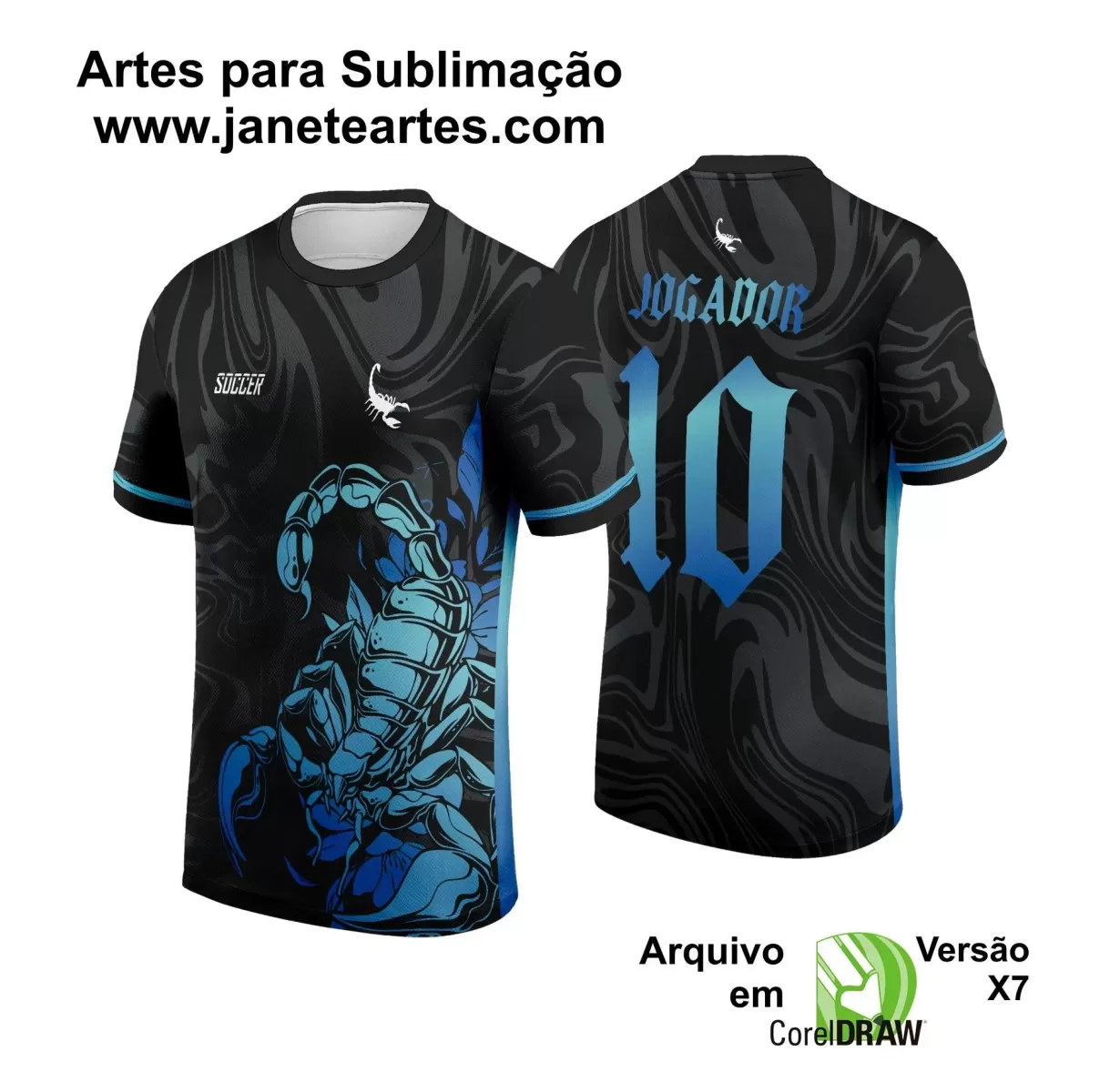 Arte Vetor - Camisa de Interclasse - Escorpião - 2024 - 2025