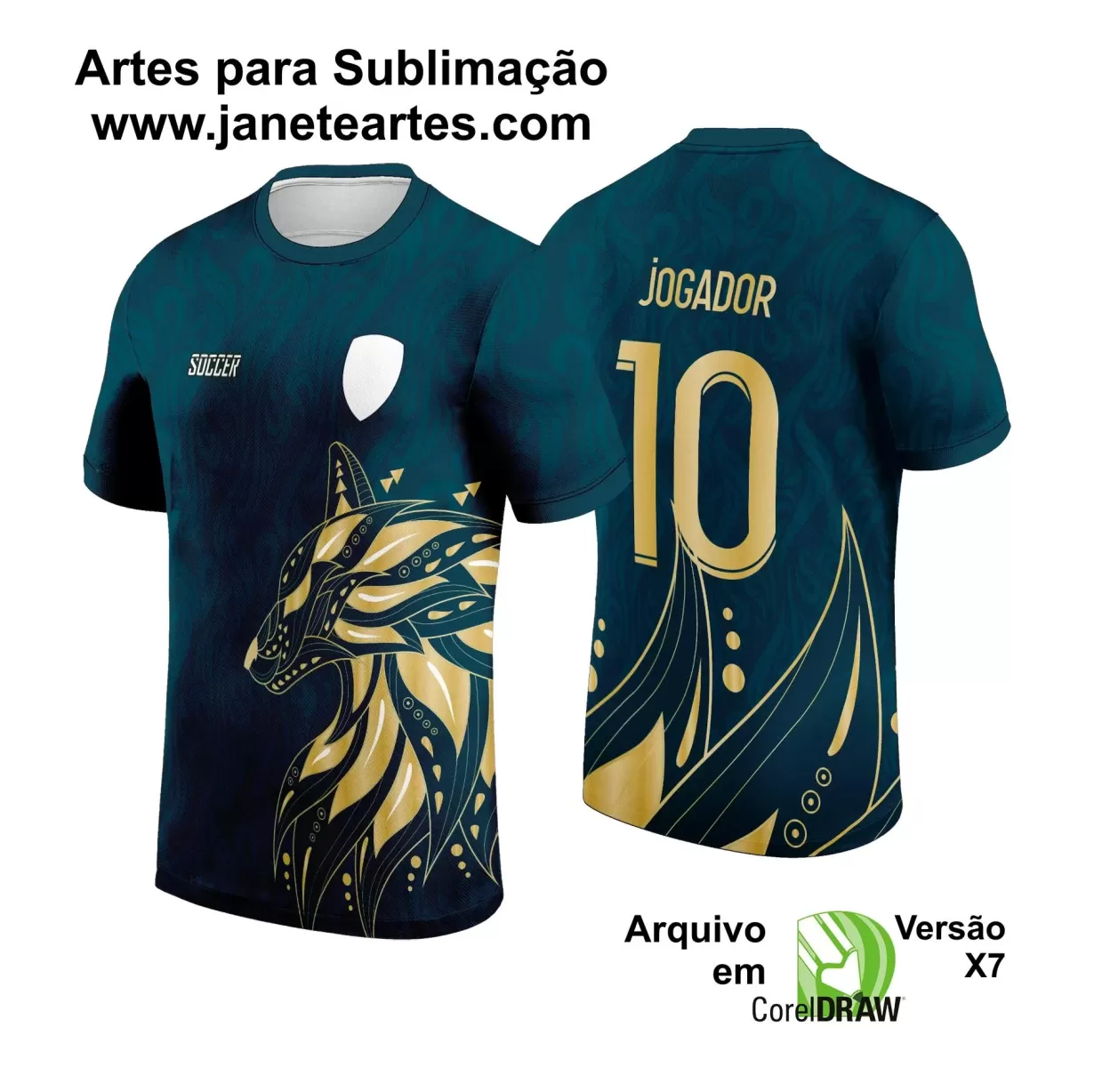 Arte Vetor - Camisa de Interclasse - Fox - Raposa 2024-2025