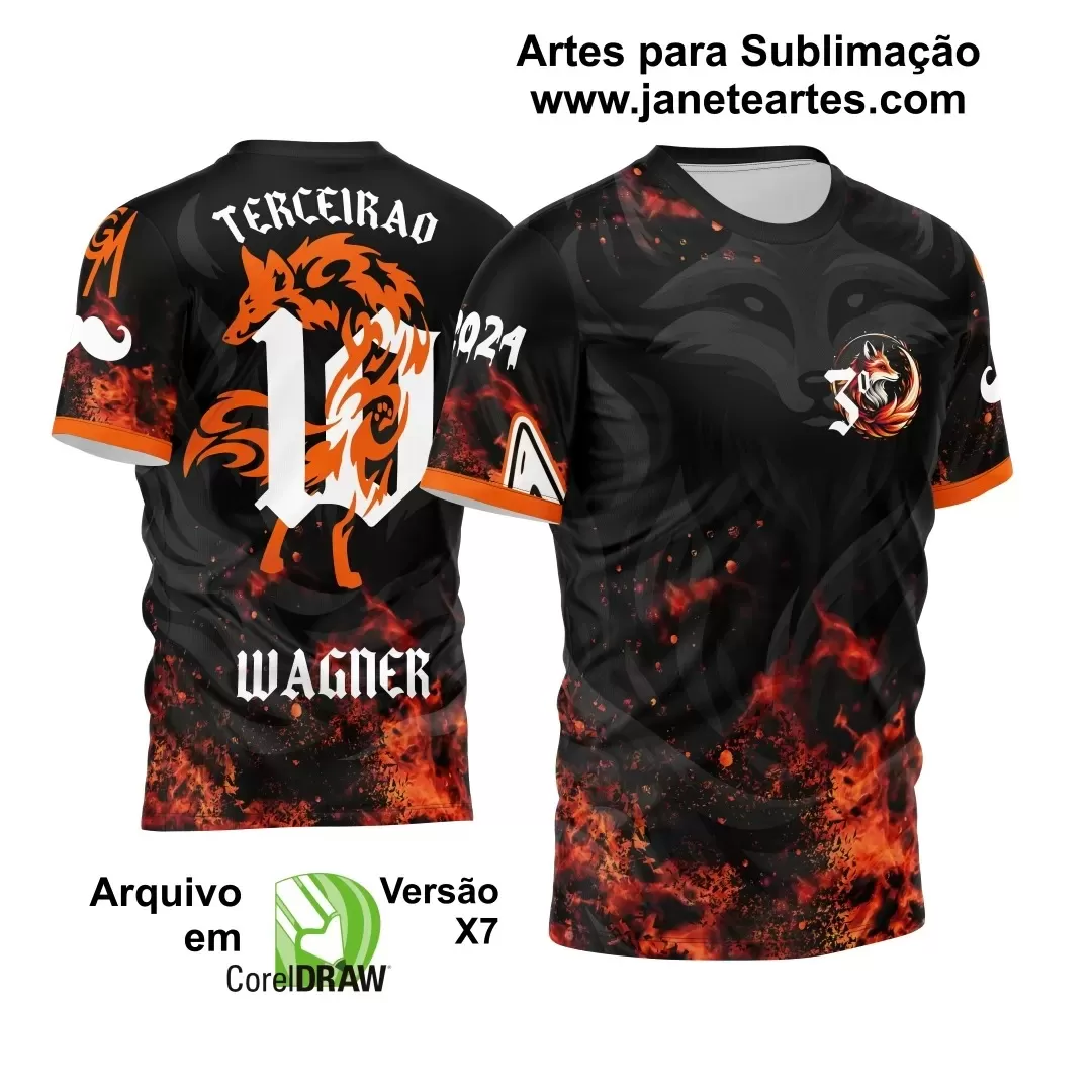 Arte Vetor - Camisa de Interclasse - Fox - Raposa 2024-2025