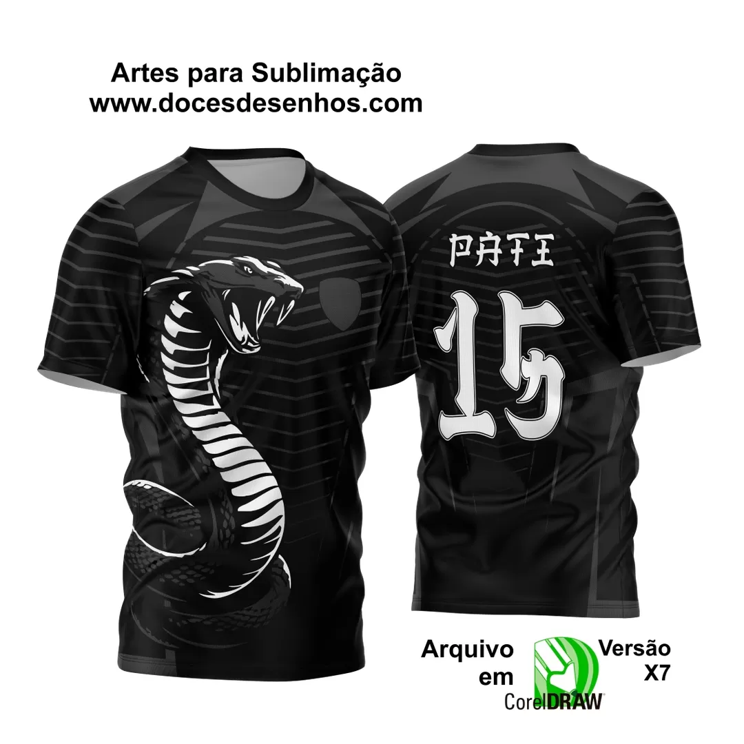 Arte Vetor - Camisa de Interclasse - Jogos Internos - Cobra - 2024 - 2025