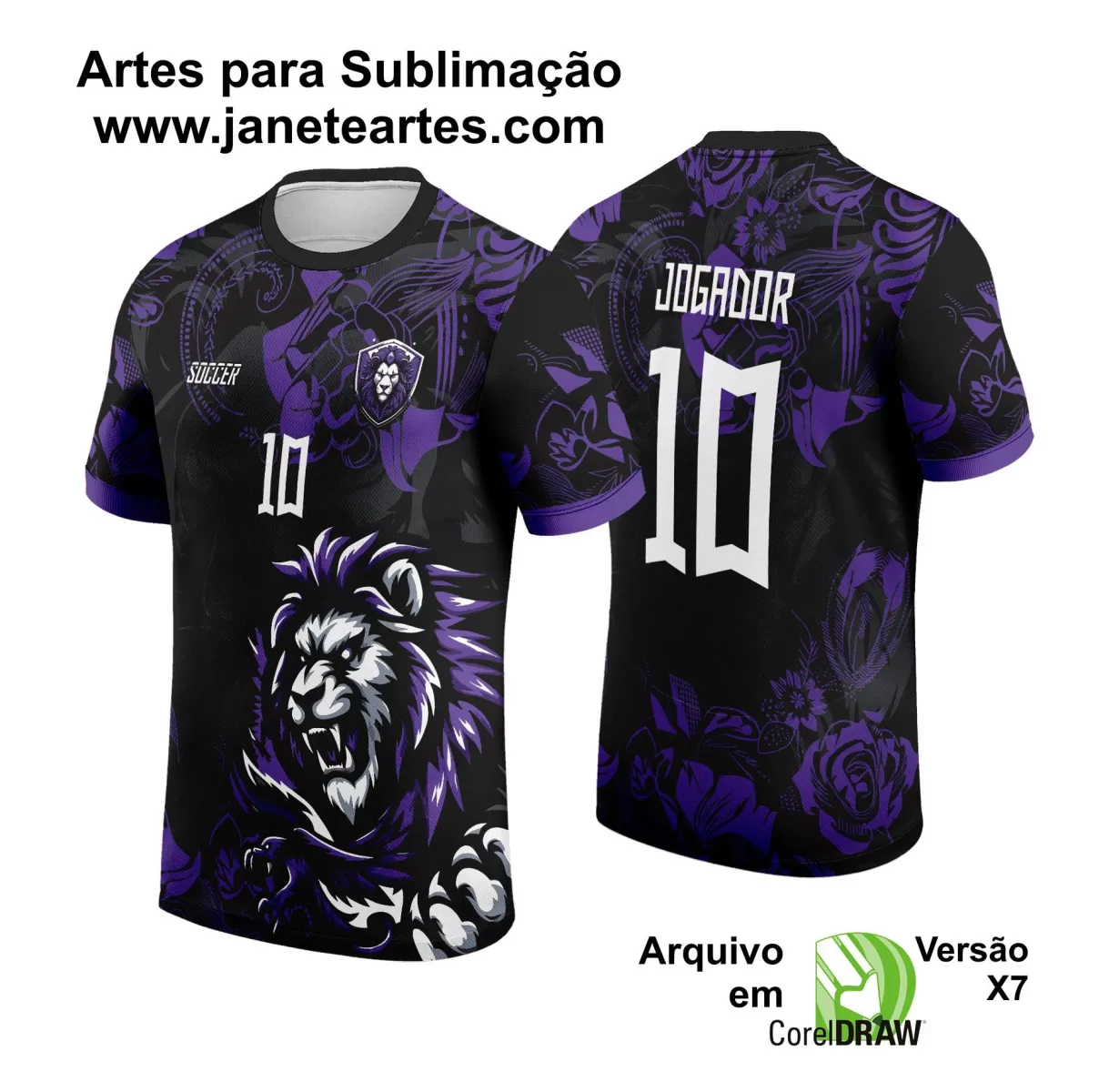 Arte Vetor - Camisa de Interclasse - Jogos Internos - Leão - 2024 - 2025