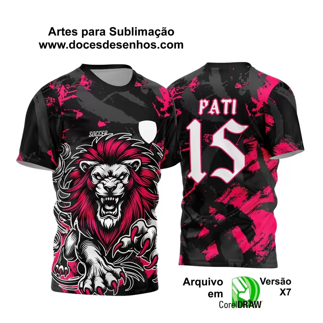 Arte Vetor - Camisa de Interclasse - Jogos Internos - Leão Garras - 2024 - 2025