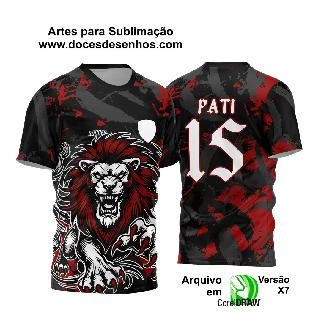 Arte Vetor - Camisa de Interclasse - Jogos Internos - Leão Garras - 2024 - 2025