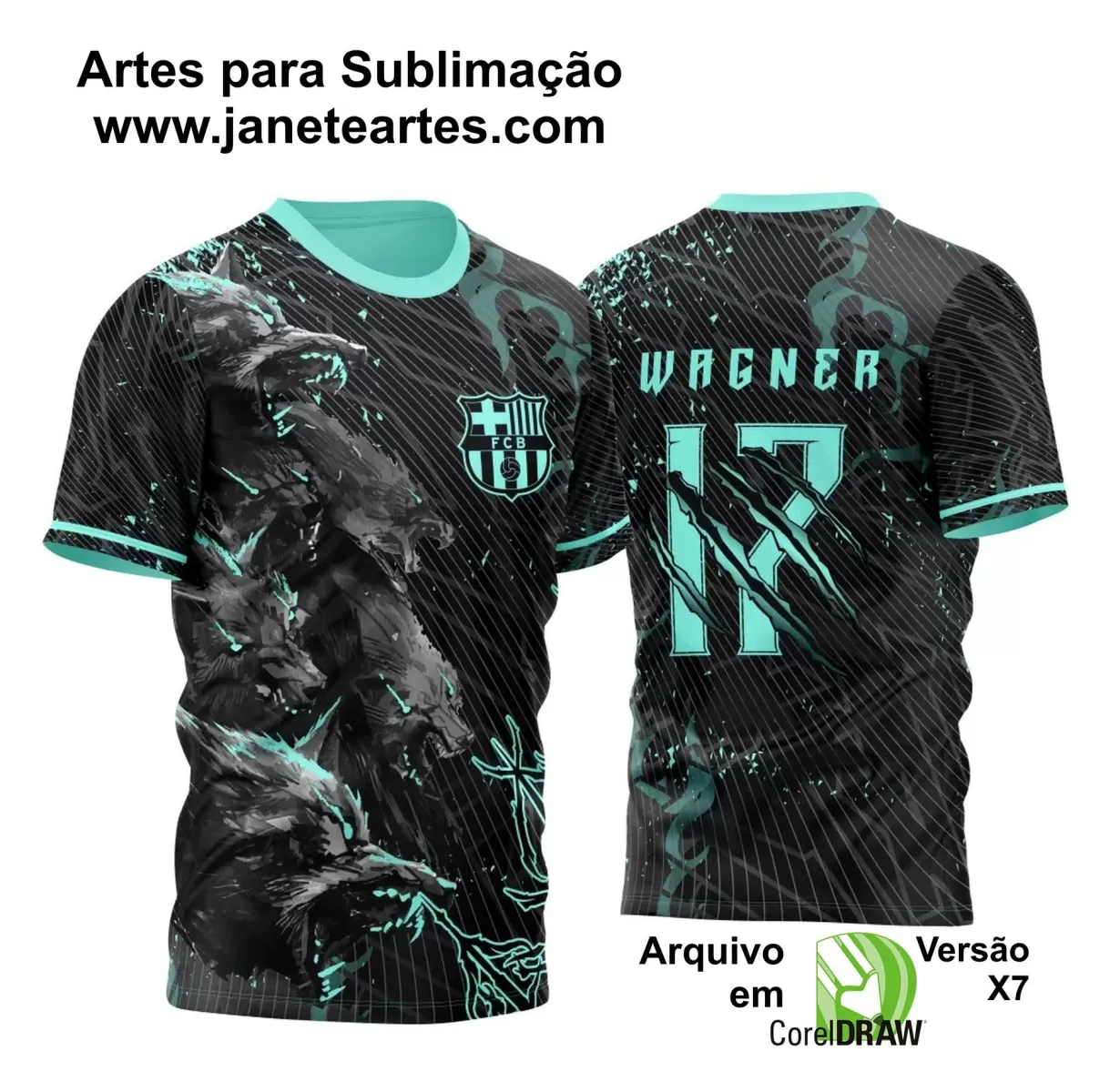 Arte Vetor - Camisa de Interclasse Lobo - 2024-2025