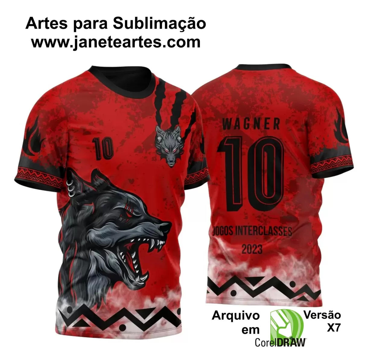 Arte Vetor - Camisa de Interclasse Lobo - 2024-2025