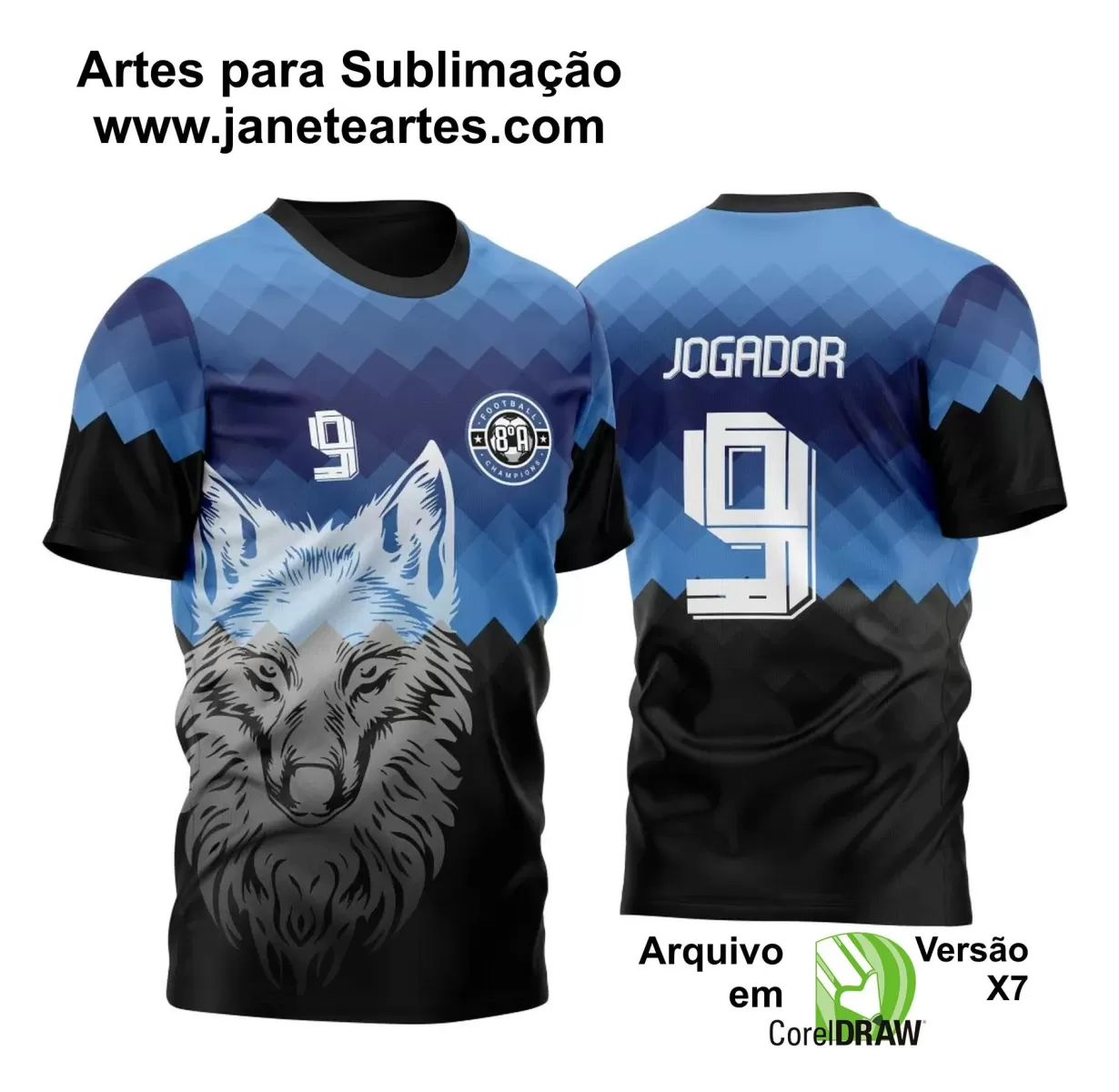 Arte Vetor - Camisa de Interclasse Lobo - 2024-2025