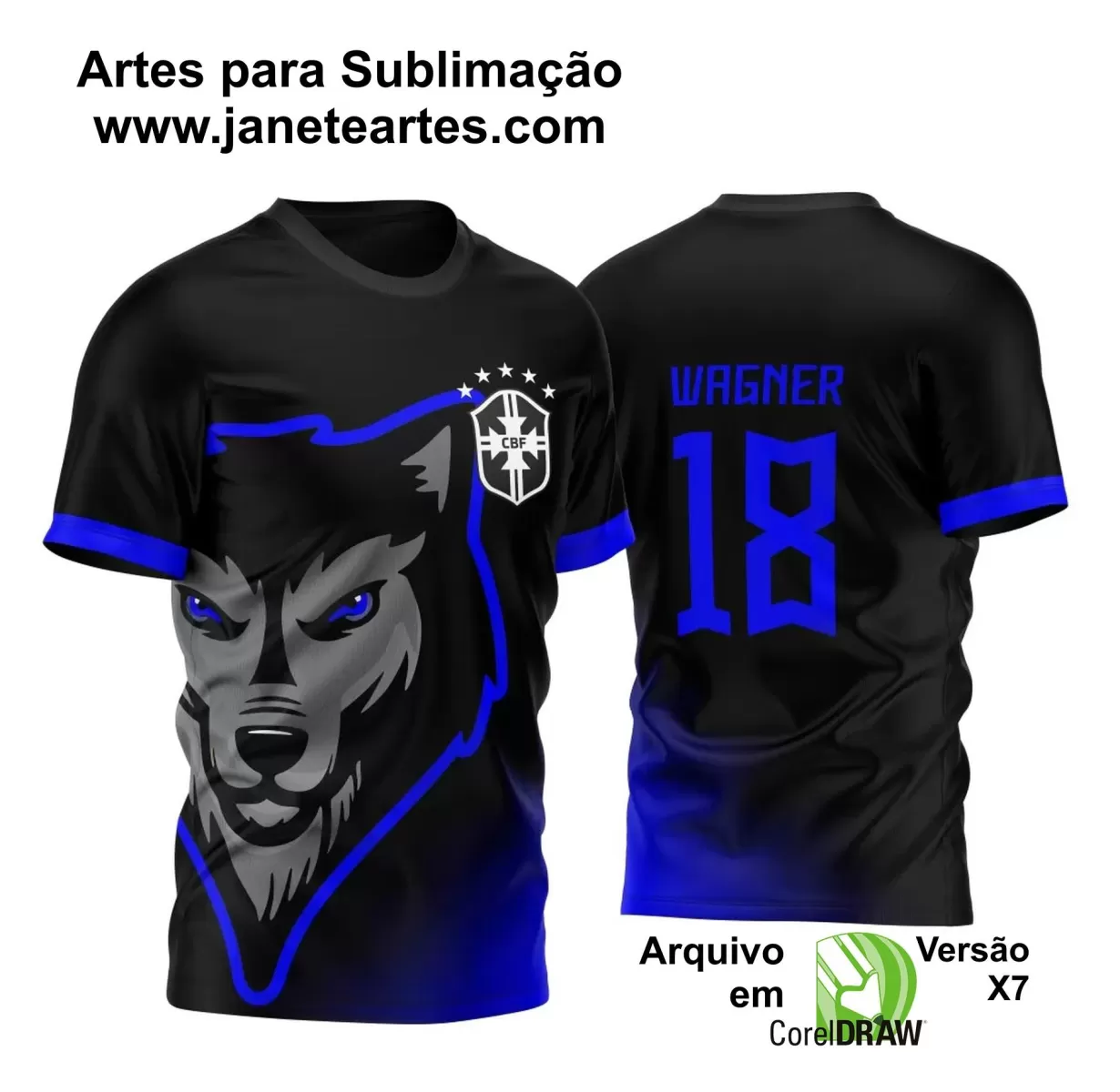 Arte Vetor - Camisa de Interclasse Lobo - 2024-2025