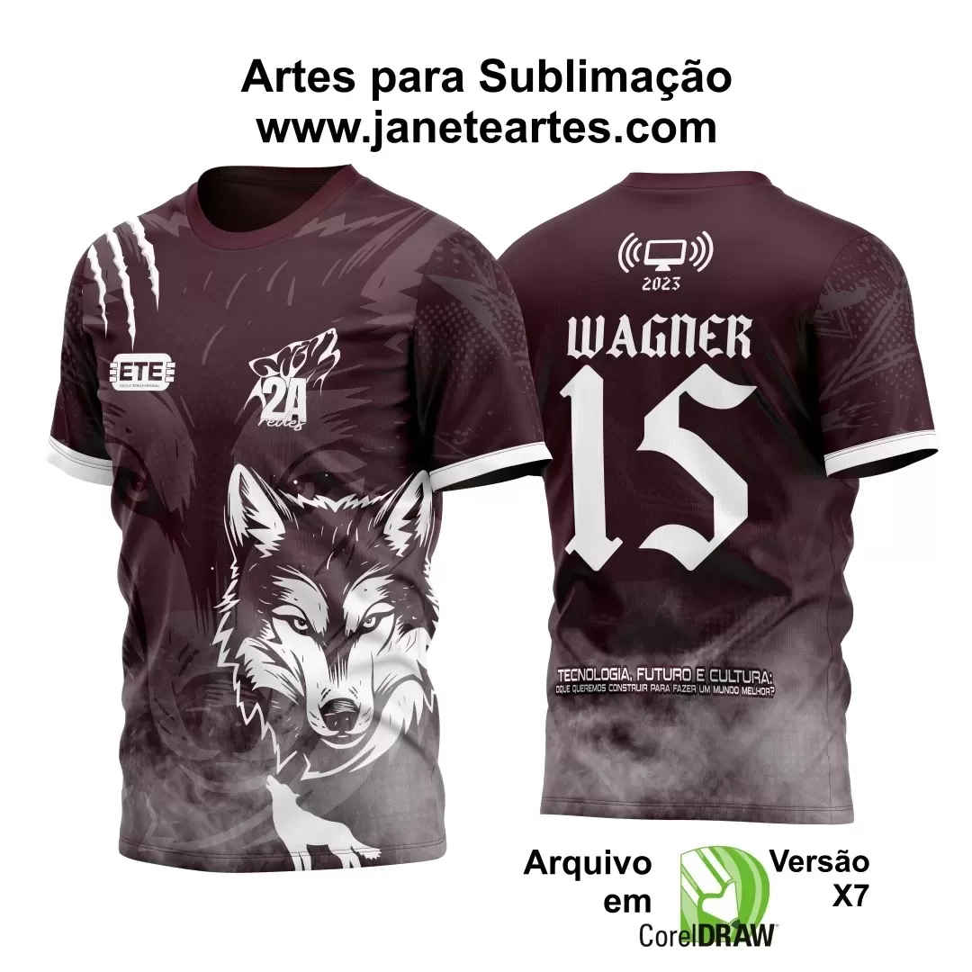 Arte Vetor - Camisa de Interclasse Lobo - 2024-2025