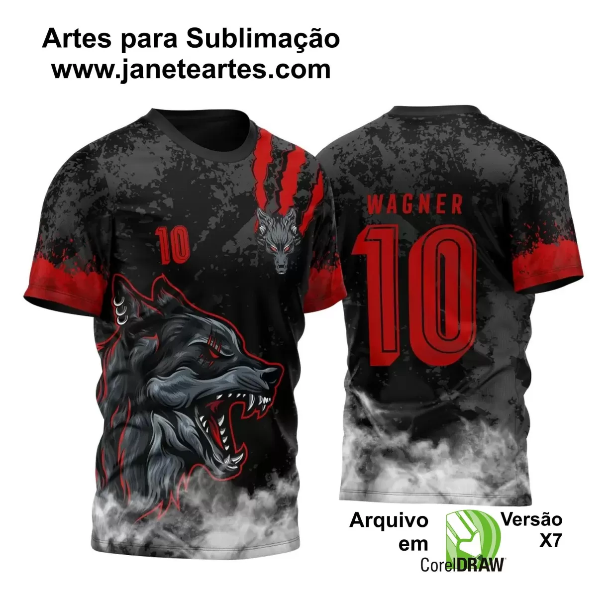 Arte Vetor - Camisa de Interclasse Lobo - 2024-2025