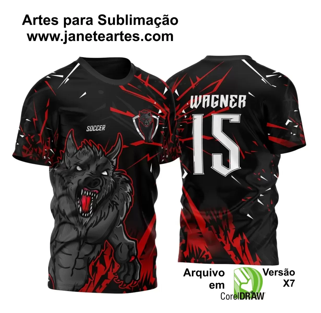 Arte Vetor - Camisa de Interclasse Lobo - 2024-2025