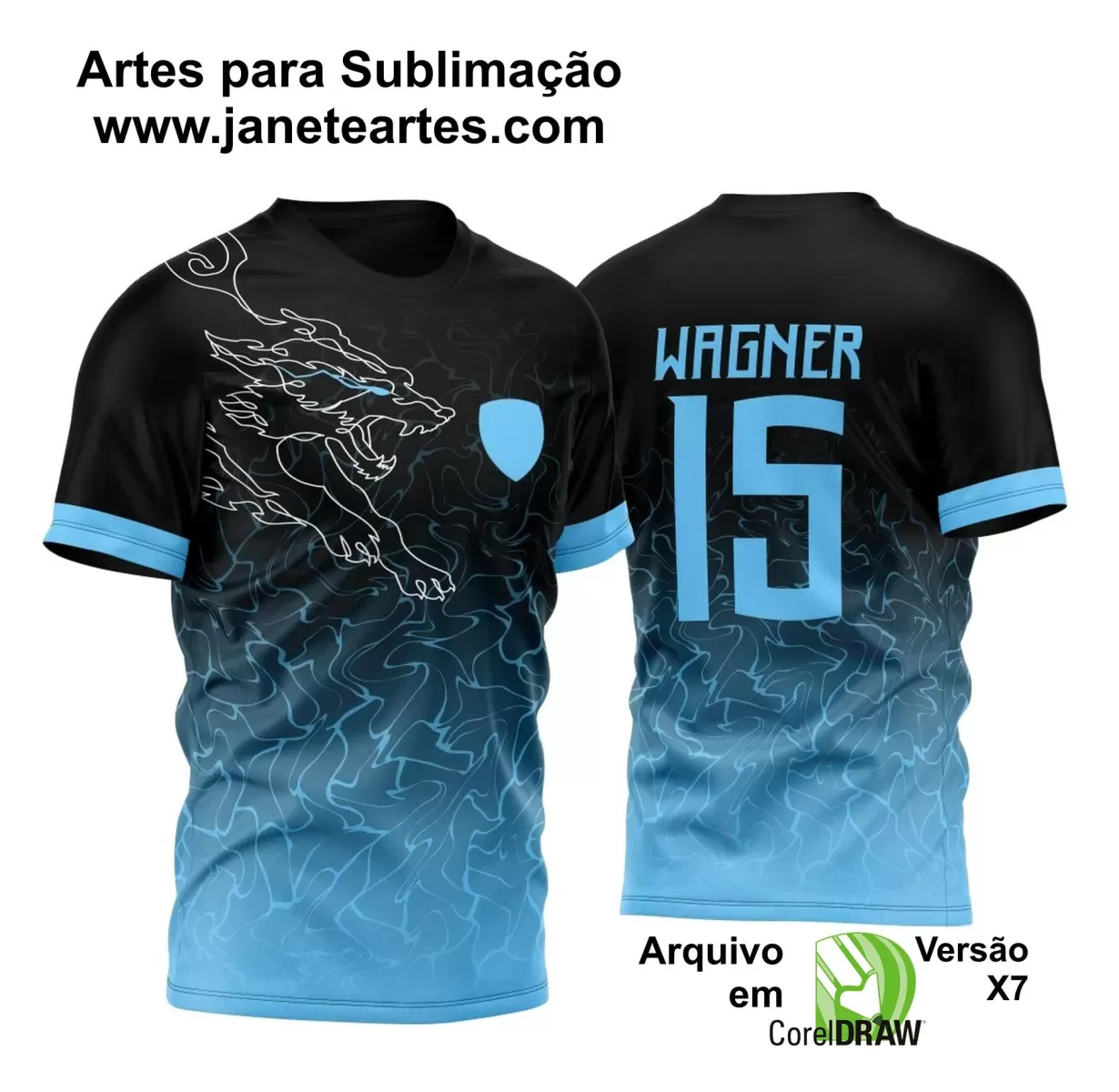 Arte Vetor - Camisa de Interclasse Lobo - 2024-2025