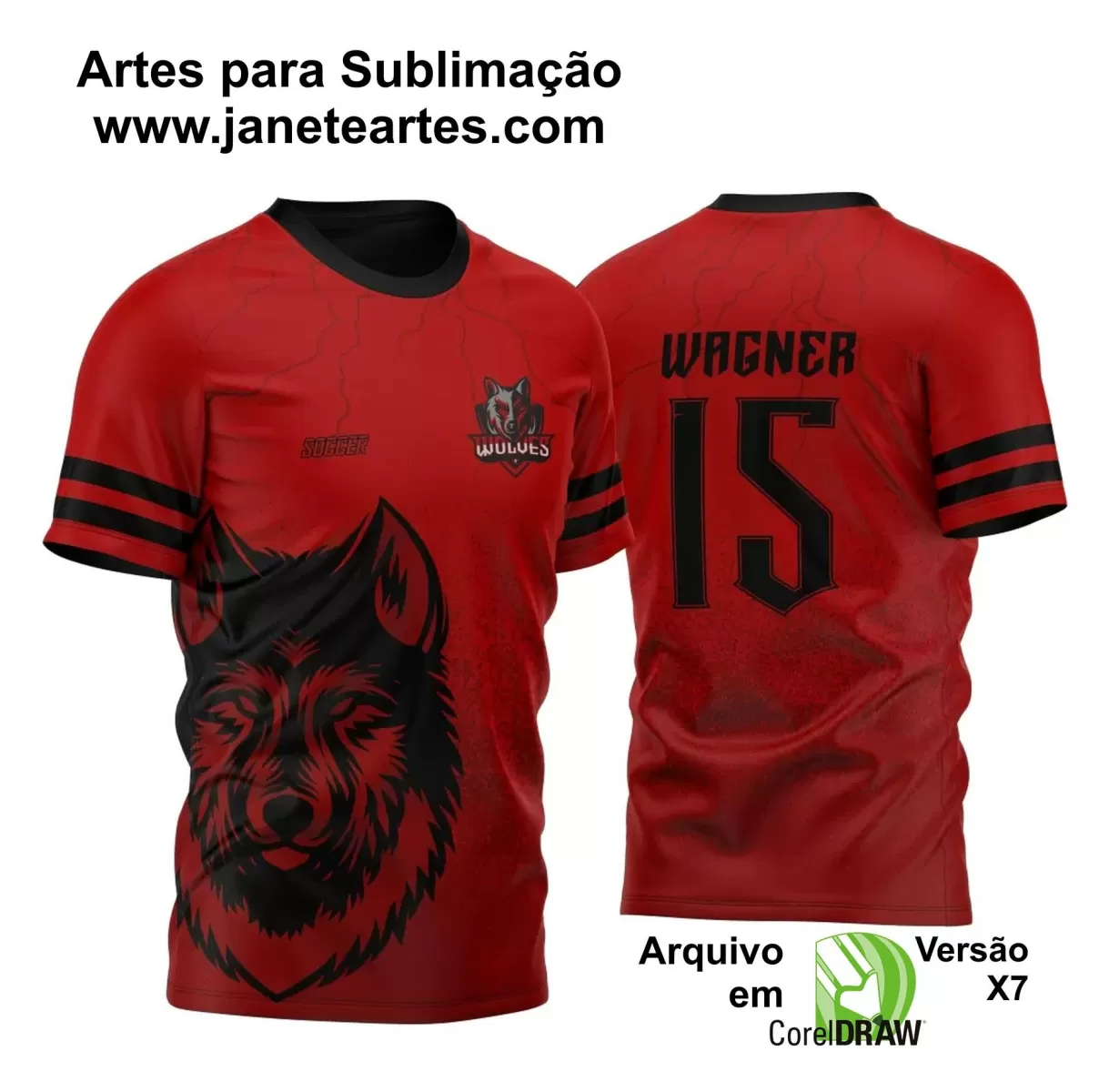 Arte Vetor - Camisa de Interclasse Lobo - 2024-2025