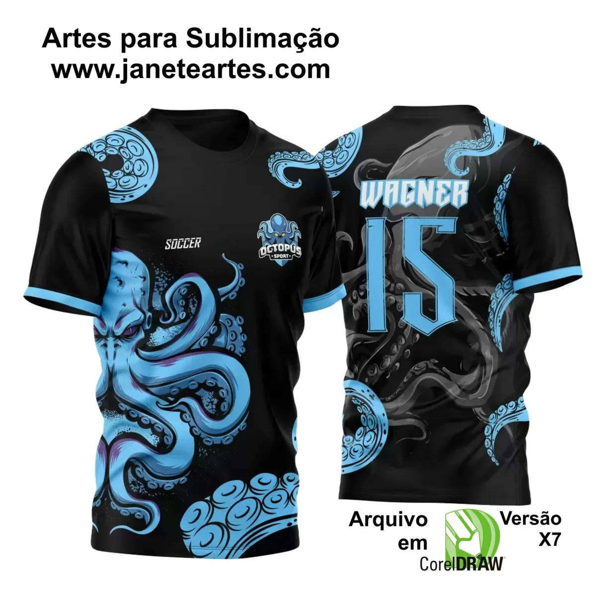 Arte Vetor - Camisa de Interclasse - Polvo - 2024 - 2025