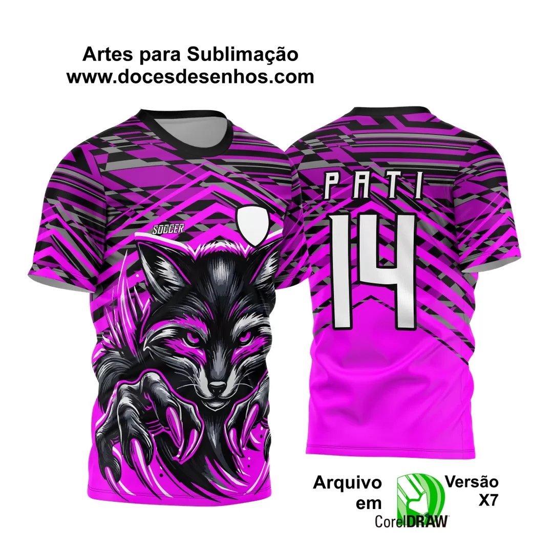 Arte Vetor - Camisa de Interclasse - Raposa Ataque - 2024 - 2025