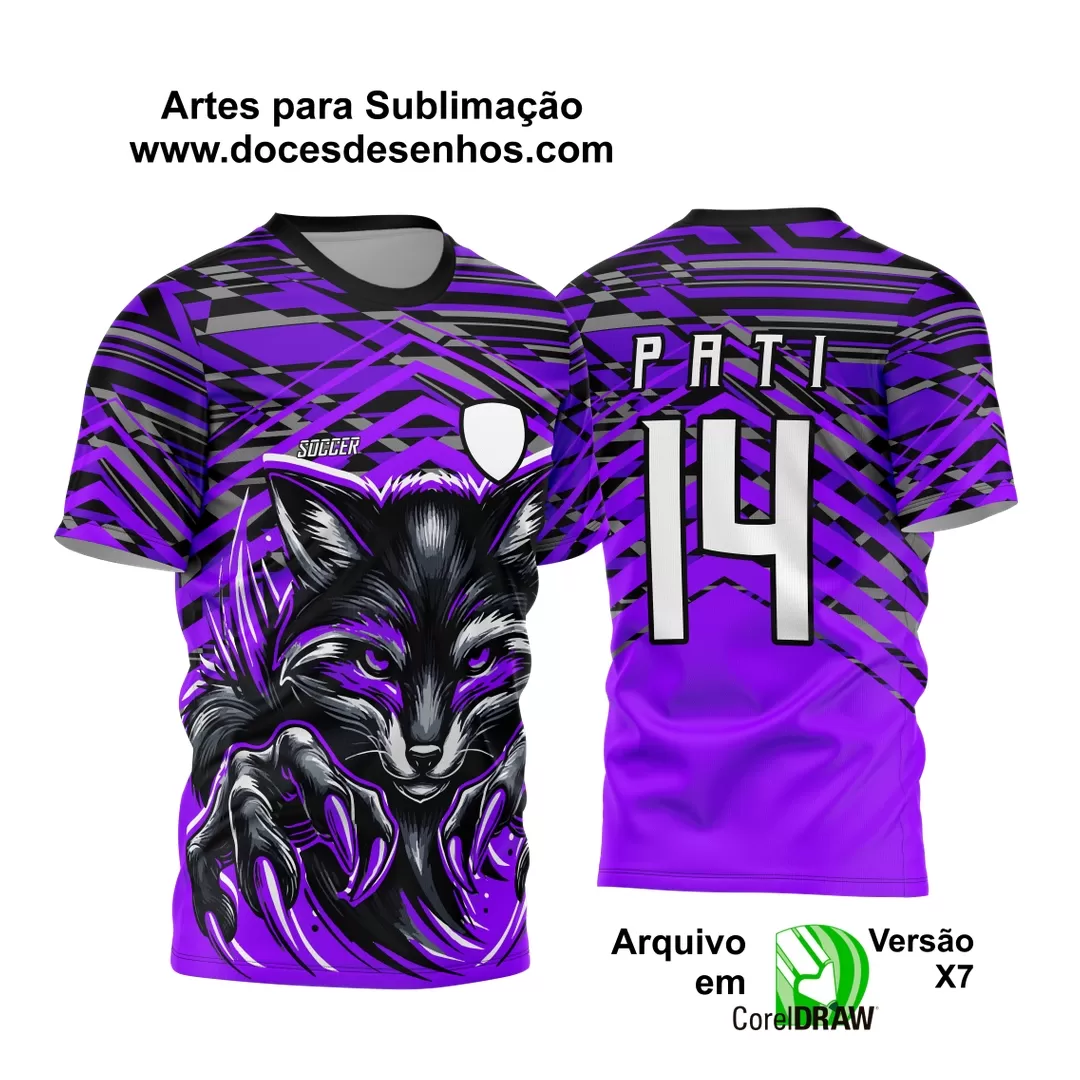 Arte Vetor - Camisa de Interclasse - Raposa Ataque - 2024 - 2025