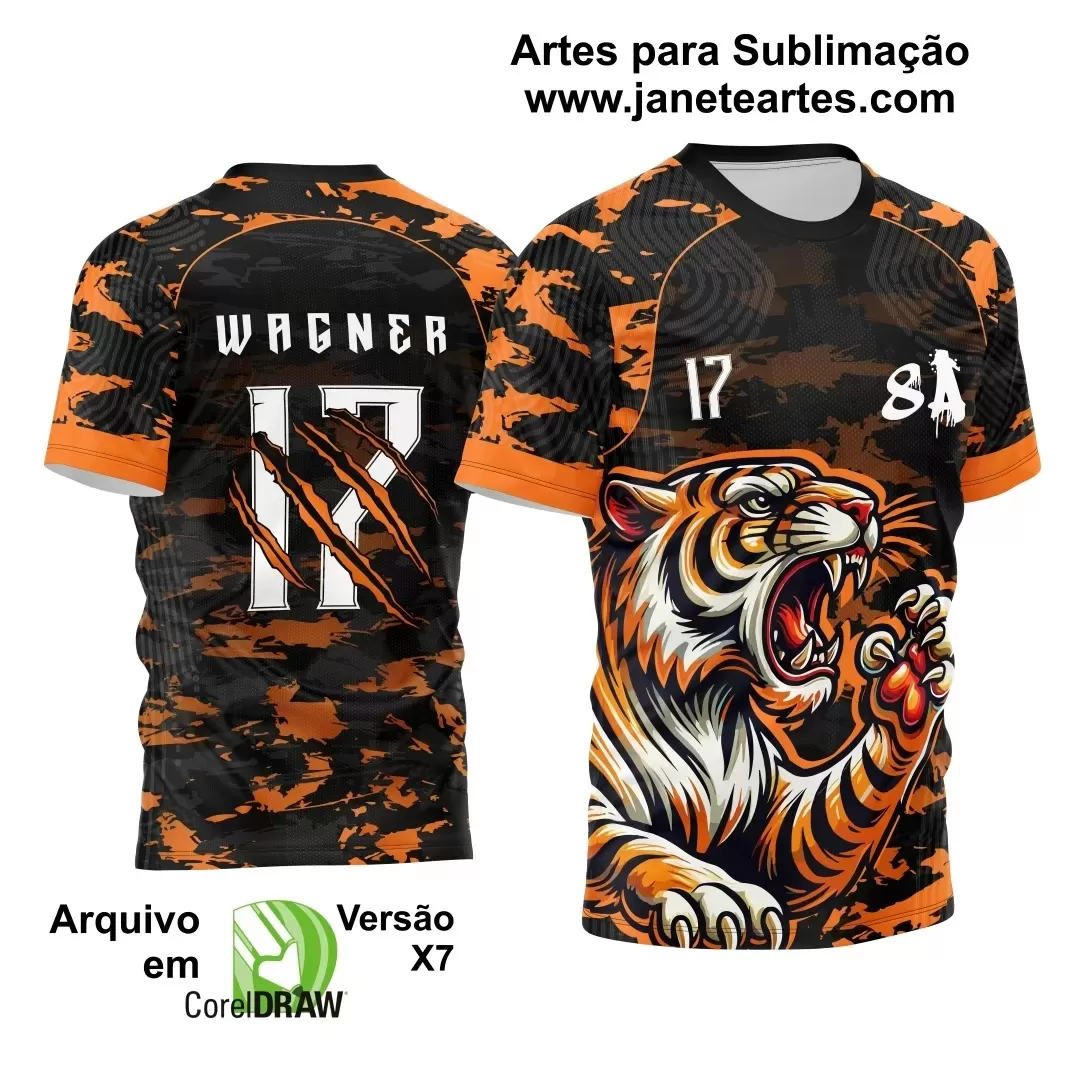 Arte Vetor - Camisa de Interclasse - Tigre - 2024 - 2025 