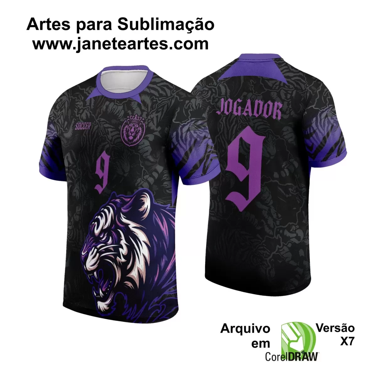 Arte Vetor - Camisa de Interclasse - Tigre - 2024 - 2025