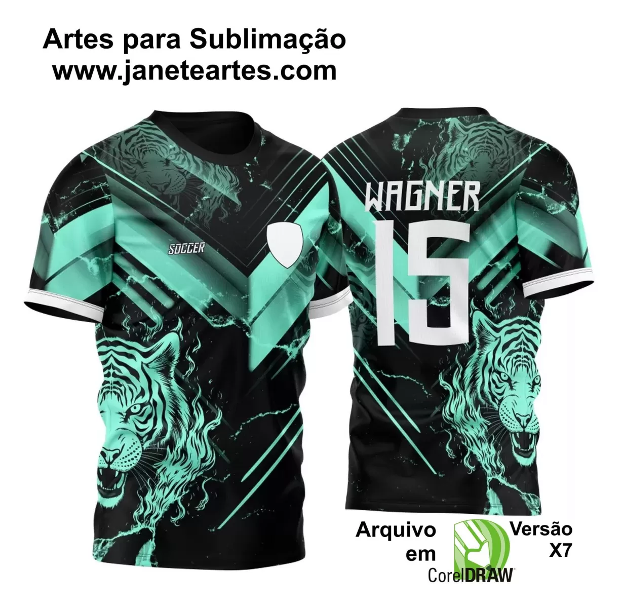 Arte Vetor - Camisa de Interclasse - Tigre - 2024 - 2025