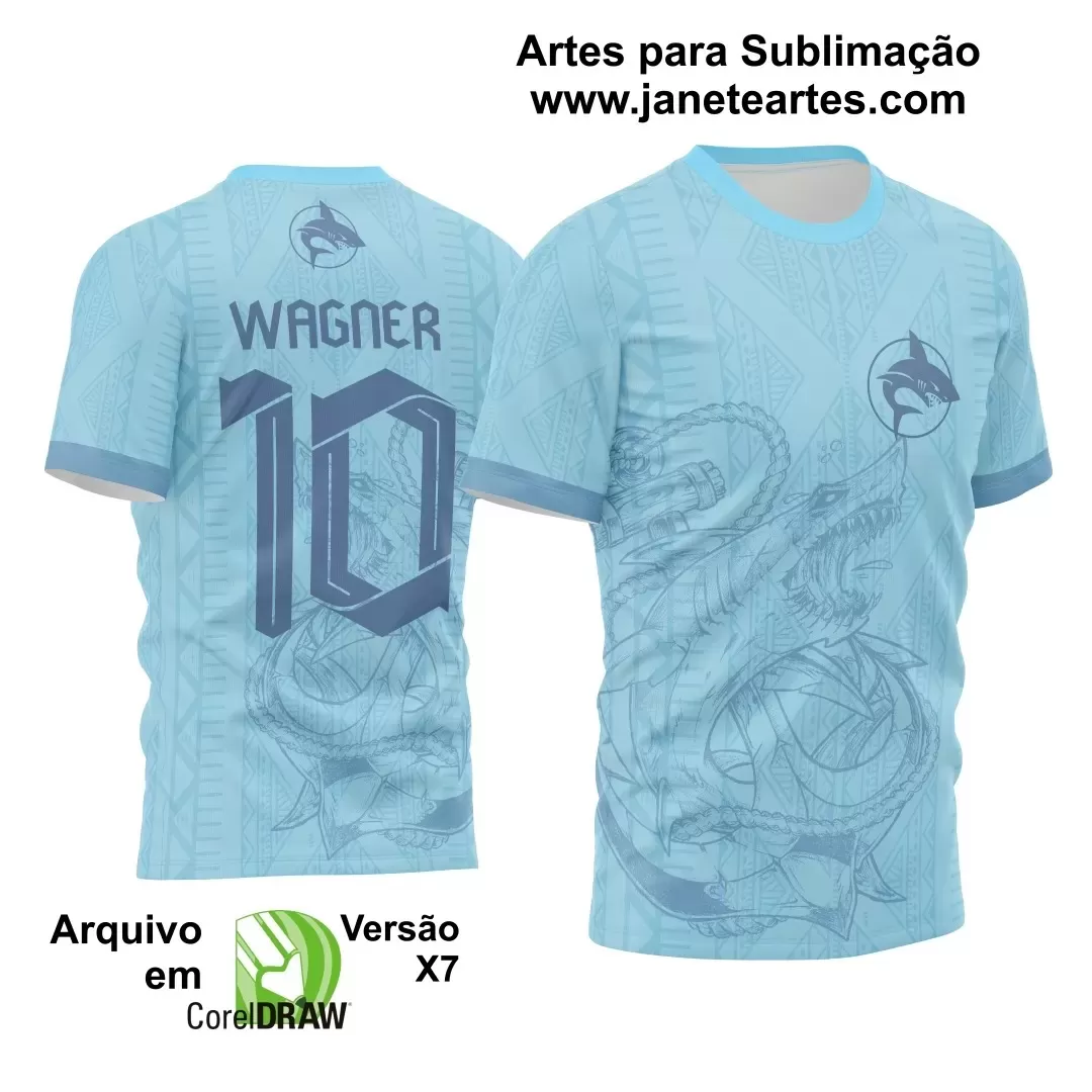 Arte Vetor - Camisa de Interclasse - Tubarão - 2024 - 2025