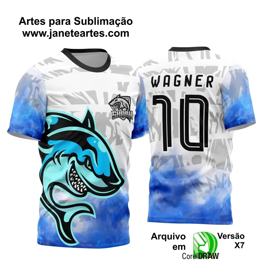 Arte Vetor - Camisa de Interclasse - Tubarão - 2024 - 2025