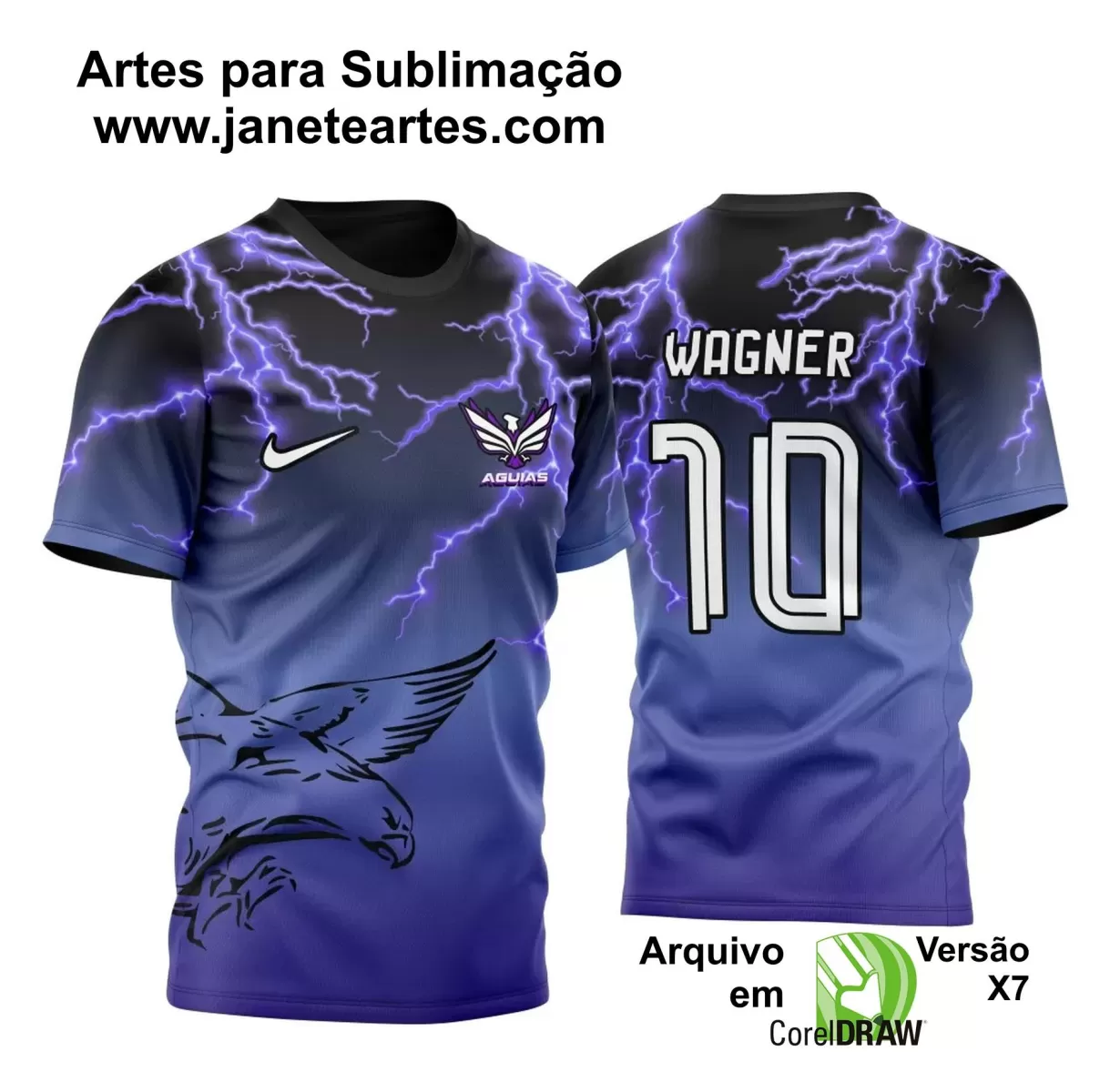 Arte Vetor - Camisa de Interclasse - Águia 2024-2025