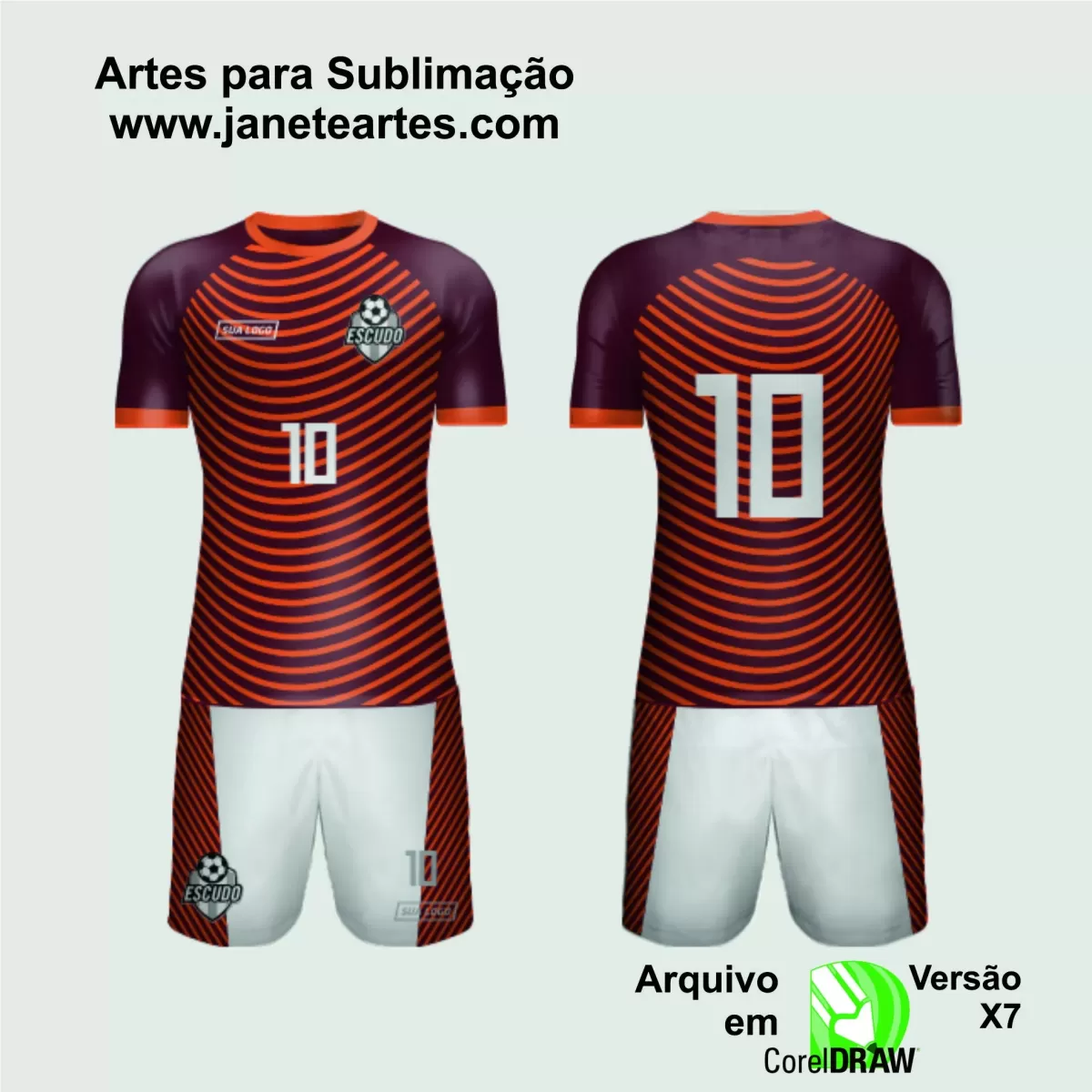 Arte Vetor Camisa de Time Amador 2024 - Modelo 177