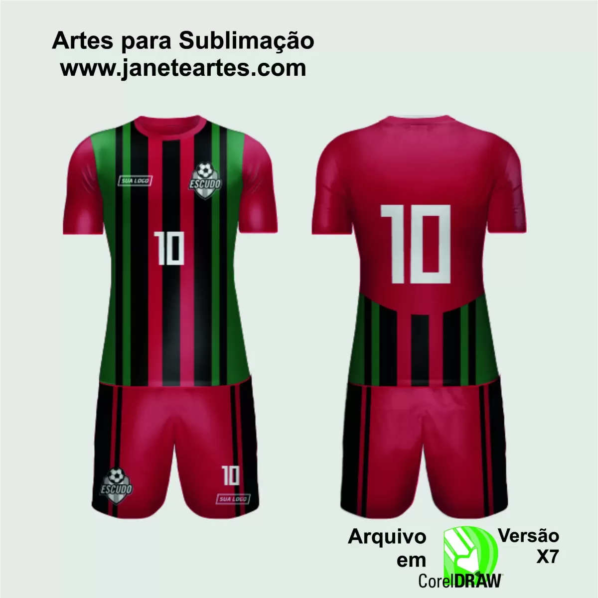 Arte Vetor Camisa de Time Amador 2024 - Modelo 181