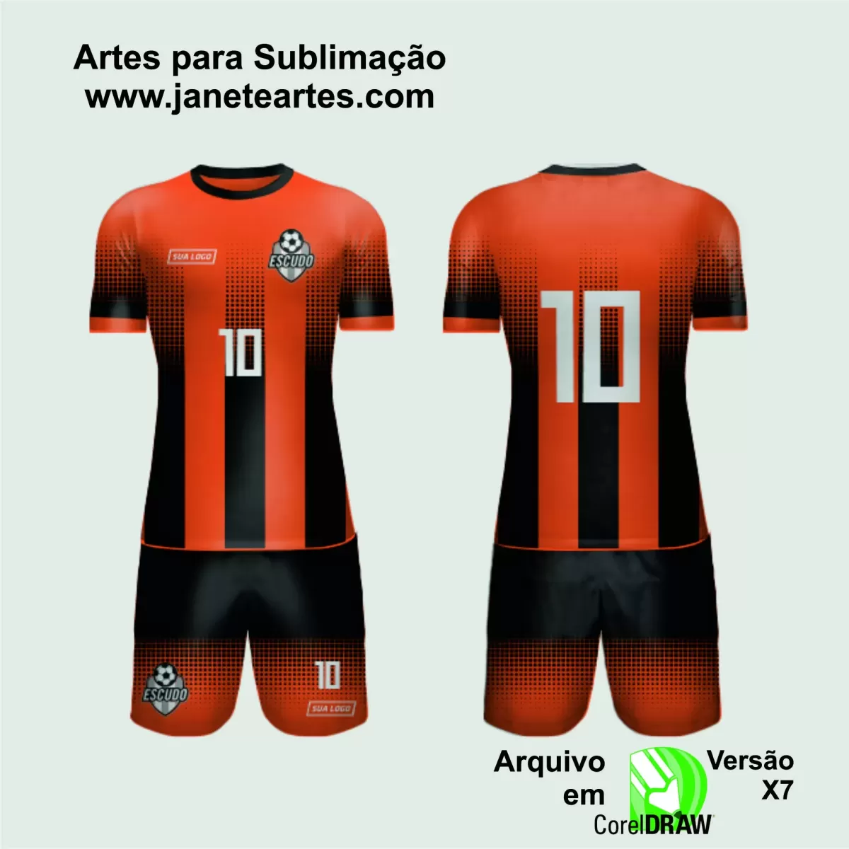 Arte Vetor Camisa de Time Amador 2024 - Modelo 188