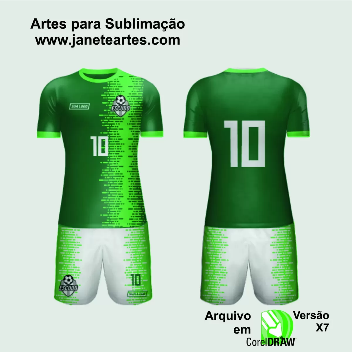 Arte Vetor Camisa de Time Amador 2024 - Modelo 191