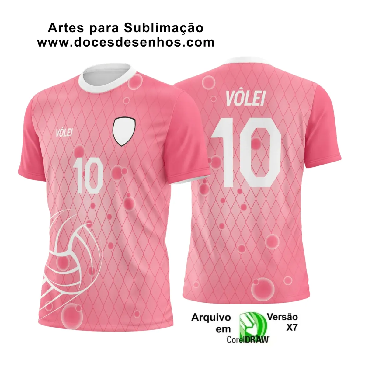 Arte Vetor Camiseta Esportiva  - Camiseta de Vôlei 2025 