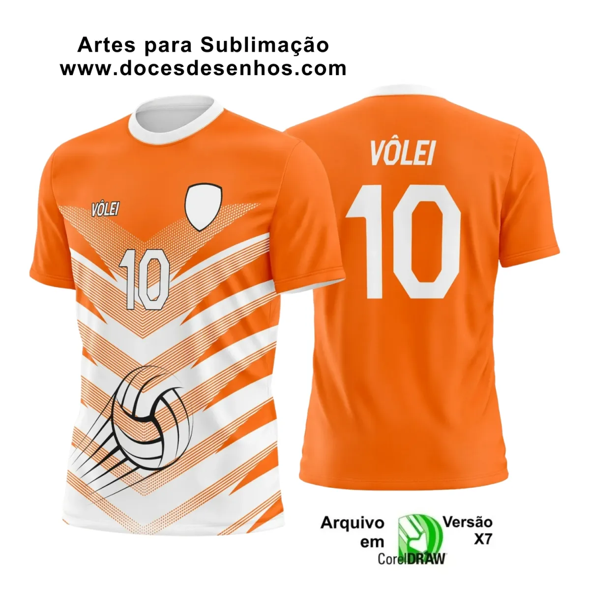 Arte Vetor Camiseta Esportiva  - Camiseta de Vôlei 2025 