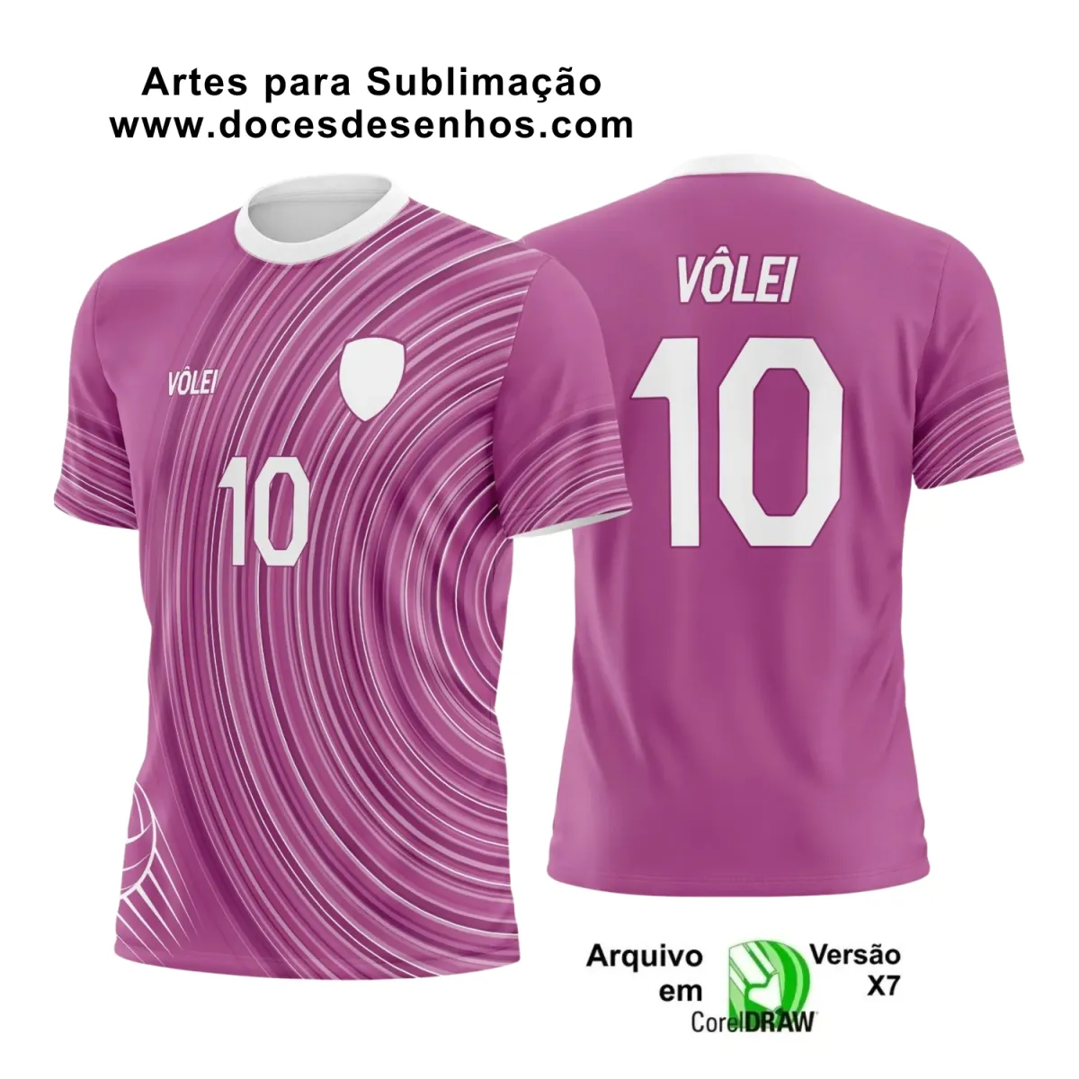 Arte Vetor Camiseta Esportiva  - Camiseta de Vôlei 2025 