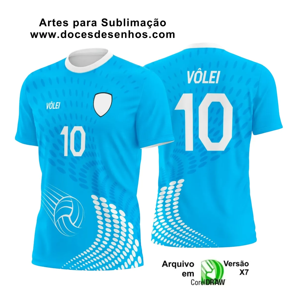 Arte Vetor Camiseta Esportiva  - Camiseta de Vôlei 2025 