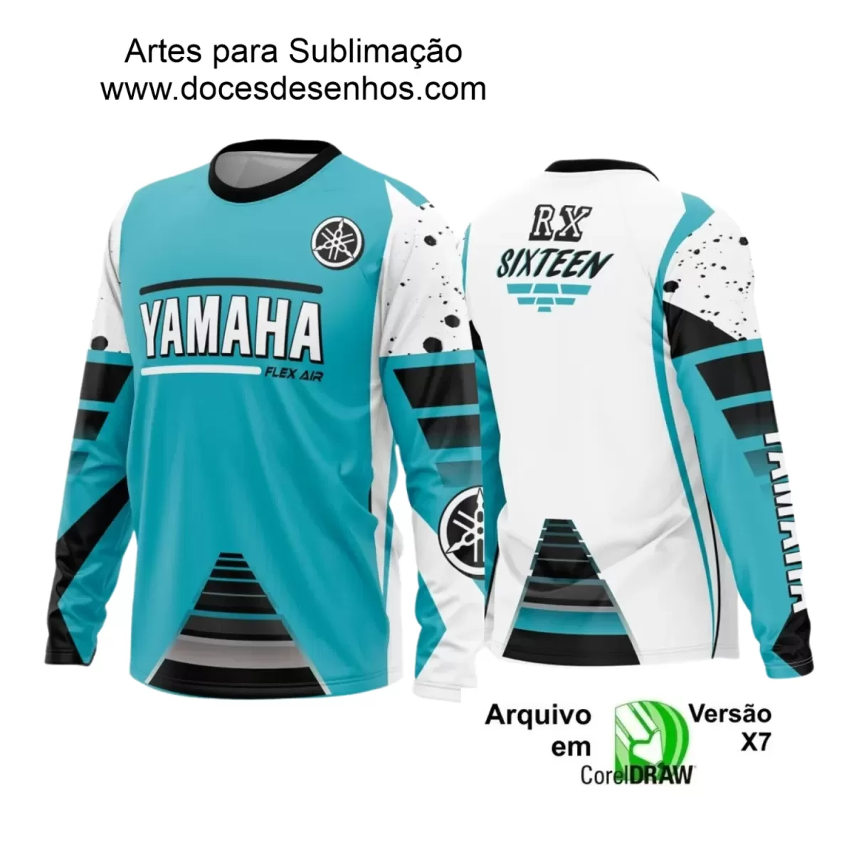 Arte para Camiseta de Motocross e Trilheiros - 2025