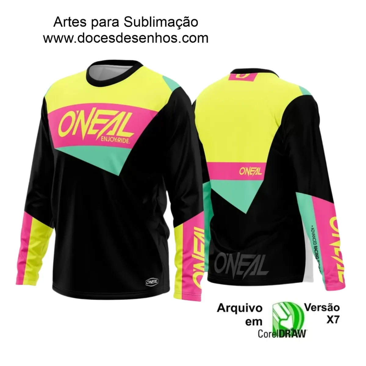 Arte para Camiseta de Motocross e Trilheiros - 2025