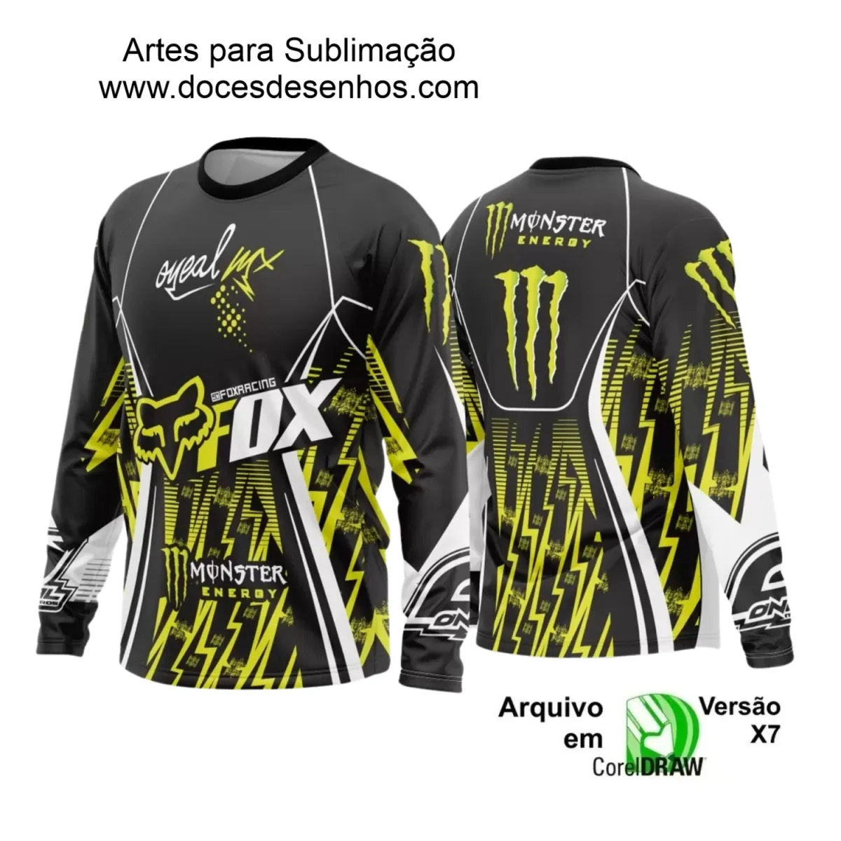 Arte para Camiseta de Motocross e Trilheiros - 2025