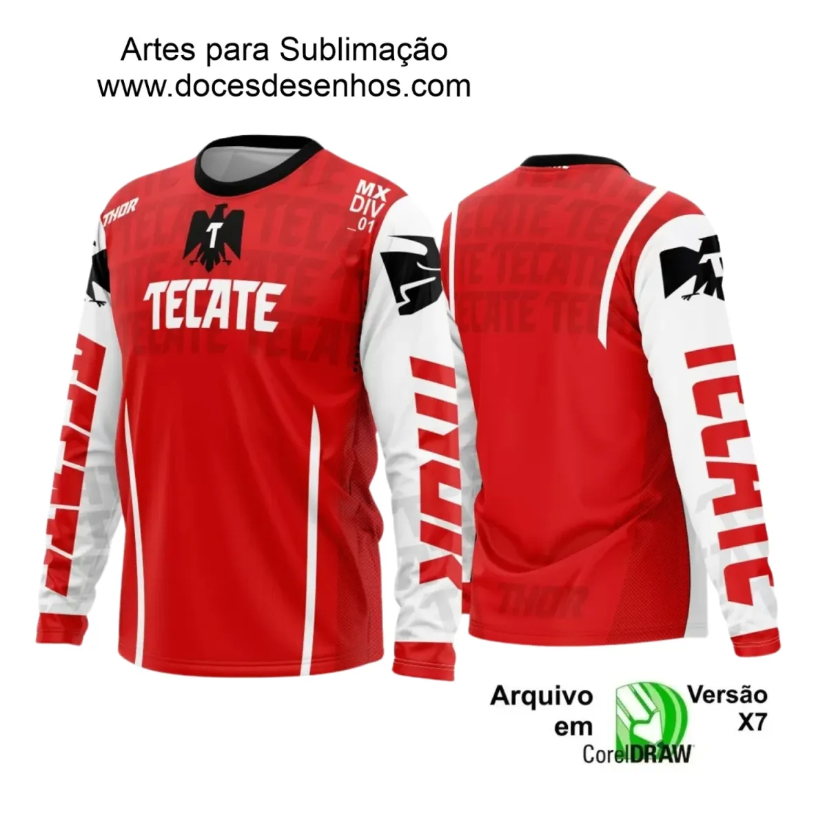 Arte para Camiseta de Motocross e Trilheiros - 2025